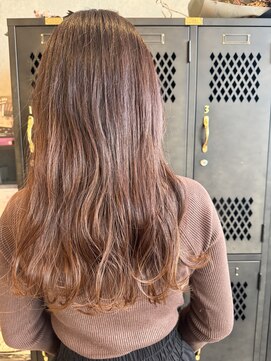 アチーブリス(achieve Liss) 春カラー×ピンクグラデーションカラー 大人可愛いウェーブ