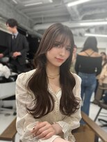 ハピネス 王寺店(Happiness) 韓国ヘア レイヤーカット 顔まわり サイドバング くびれヘア