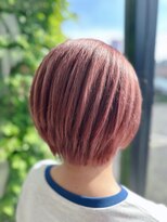 アンダートゥリーガーデン(UNDER TREE GARDEN)&nbsp;ショートボブ　× ピンクベージュ