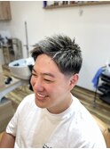 短髪×メッシュ