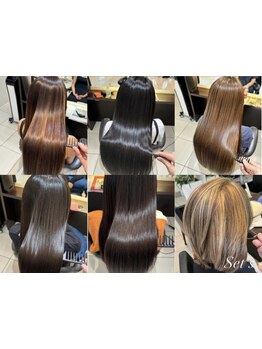 柔らか質感の縮毛矯正ならSet'sにお任せ！髪のストレスを解消し、忙しい朝も乾かすだけで艶髪を叶えます＊