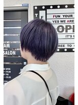 ファーム 大崎店(FAAM)&nbsp;パープルカラー×ショート