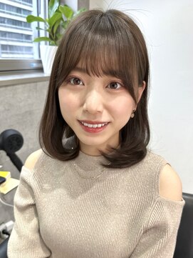 エトワ 新宿(ETOWA) ワンカール　ボブ　ショートボブ　韓国ヘア　シースルーバング