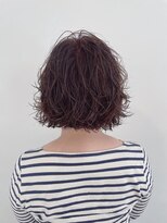 ツナグ(tsunagu) ボブパーマ、バックスタイル