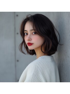 ルララドゥ 【暗めカラー】大人かわいいクールボブ