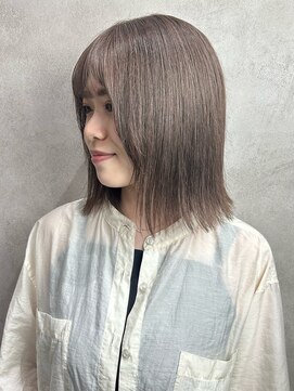 ルノン(LUNON) イメチェンヘアスタイルホワイトブロンド外ハネボブ美髪のススメ