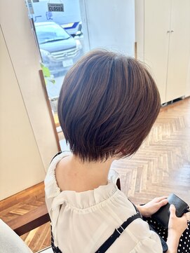 リシェールグリーン 越谷花田店(RICHAIR GREEN) ホワイトグレージュ/デジタルパーマ/フェザーパーマ/ 北越谷 .