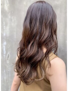 ラウレア(LAULEA) コテ巻き風パーマ/ハイライト/艶デジタルパーマ/とろみベージュ
