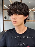 ◎小顔効果シャドウパーマ×マッシュ