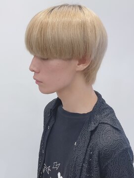 モリオフロムロンドン 松戸店(Morio from London) 【メンズ 松戸 岩口】ハイトーンツーブロックマッシュショート