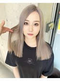 艶髪 ハイトーンカラー 韓国風カラー