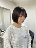 ボブ　ミニボブ　顔まわり　髪質改善　福岡美容室