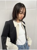 [天神今泉/黒髪カタログ/クラゲヘアー/オリーブグレー]