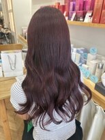 メルク ユニ(merc.uni)&nbsp;イルミナカラーでツヤ感、ピンクレッドカラー◎11.30