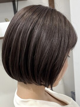 ルイ(ROUIS produced by LUCK 津田沼) 白髪ぼかしハイライト/若見えカット/ピンクブラウン