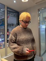 パーミル ヘア クマモト(permille ‰ hair Kumamoto)&nbsp;抜きっぱなし×ブロンド