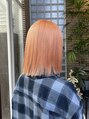 フリックヘアサロン 梅田茶屋町2号店(FLICK HAIR SALON)&nbsp;オレンジカラー/ハイトーンカラー(ブリーチ必須)