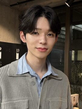 オルカ(ORCA) シースルーマッシュ/センターパート/コンマバング