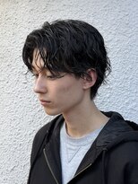 ロットオム 茅ヶ崎(Lot HOMME) MEN’S HAIR/シャドウパーマ/刈り上げセンターパート/茅ヶ崎