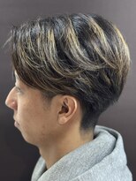 エルム(elm) センターパート×メッシュ