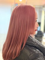 ジル ヘアアンドメイク 恵比寿(JILLE hair&make)&nbsp;ミルキーベビーピンクミルクティブリーチダブルカラー