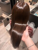 ユナイテッドビューティーウェストコースト(UNITED BEAUTY WEST COAST)&nbsp;透明感/髪質改善カラー/艶髪ブラウン/ストレート