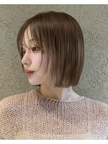 サンド 名古屋(sand) 20代30代40代50代丸みとくびれショートカット名古屋小顔前髪白髪