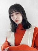 ふんわり内巻きロブ/韓国/くびれレイヤー/くびれ巻き［花小金井]