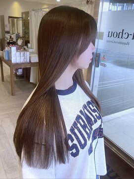 ヘアメイク シュシュ(Hair make chou chou) 髪質改善/レイヤーカット/顔周り/伸ばしかけ/ベージュカラー
