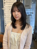 バディヘア ルーツ(BUDDY HAIR ROOTS)&nbsp;学生人気☆朝のセットも楽ちんストレートパーマと軽やかレイヤー