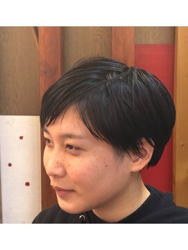 ヘアーデザイン アブー(hair design A BOO) アシメ風ツーブロック
