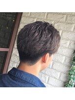 リー 東三国(Lee)&nbsp;刈り上げマッシュ×グレー