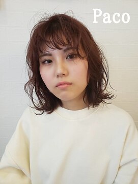 ヘアーズファクトリー パコ(Hair's factory Paco) カジュアル外ハネボブ
