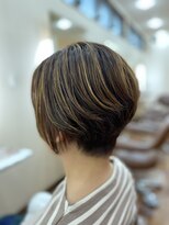 ヘアーミックス ニット(hair mix nitt) ハイライトショート