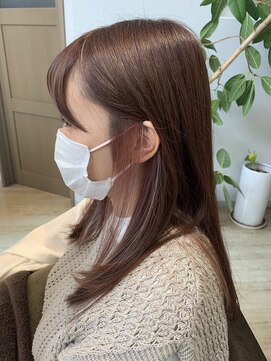 ヘアーアンドスパ メル(hair&spa m.e.l by origami) インナーピンクベージュ