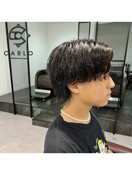 カルロイースタイル(CARLO e-style) センターパートウルフ