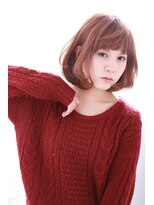 アディクト 東陽町西口(addict)&nbsp;ピンクベージュのふんわりボブ＿［東陽町]