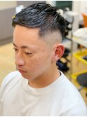 30代40代メンズ刈り上げフェードスタイル短髪
