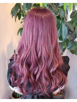 エイト オキナワ 沖縄新都心店(EIGHT okinawa)&nbsp;お客様スタイル_チェリーピンク