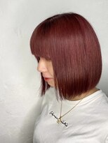 ヘアーショップ オズ(hair shop oz) ワインレッド