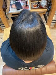 髪質改善　ビフォーアフター　その844（酸性縮毛矯正）