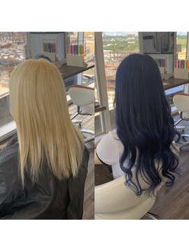 クラン ヘアーアンドスタジオ(CLAN hair & studio) ハイトーンエクステブリーチインナーミルクティーベージュ