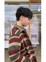 ハニー(HONEY)&nbsp;ラルフカール/ニュアンスパーマ/岡崎メンズパーマ/メンズカット