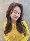AMANI アップバング大人韓国巻きロング