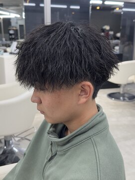 ルアン 大分駅店(ruen) 大分 府内 マッシュ メンズカット ツイストスパイラルパーマ