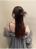 韓国カチモリハーフアップ★結婚式お呼ばれオケージョンヘア