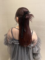 ミラ(Mila)&nbsp;韓国カチモリハーフアップ★結婚式お呼ばれオケージョンヘア