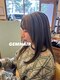 ジェムヘア(GEM HAIR)の写真/髪質改善カラー《セラミドカラー》髪に優しい薬剤で髪も頭皮も健やかに☆透明感たっぷりの色味を演出！