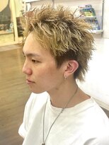 ガーデン 鹿沼店(garden) スパイキーショート×ブリーチ