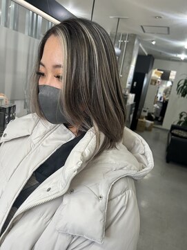 キング 枚方店(K!ng) 縮毛矯正髪質改善ハイライトレイヤーカット枚方美容室エクステ